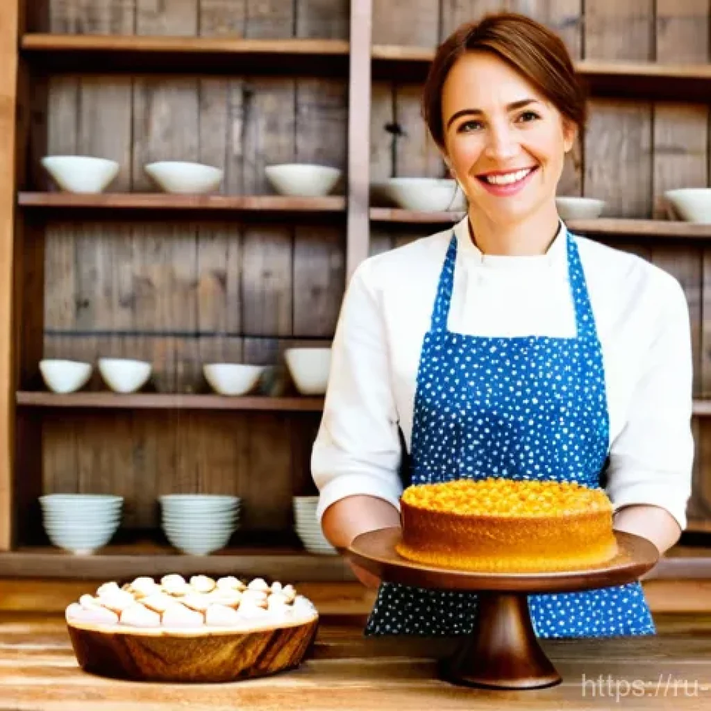 홈베이킹 베이커리 브랜딩 전략 - **Prompt: The Artisan Baker's Signature Creation**
    "A cozy, brightly lit home bakery kitchen. A ...