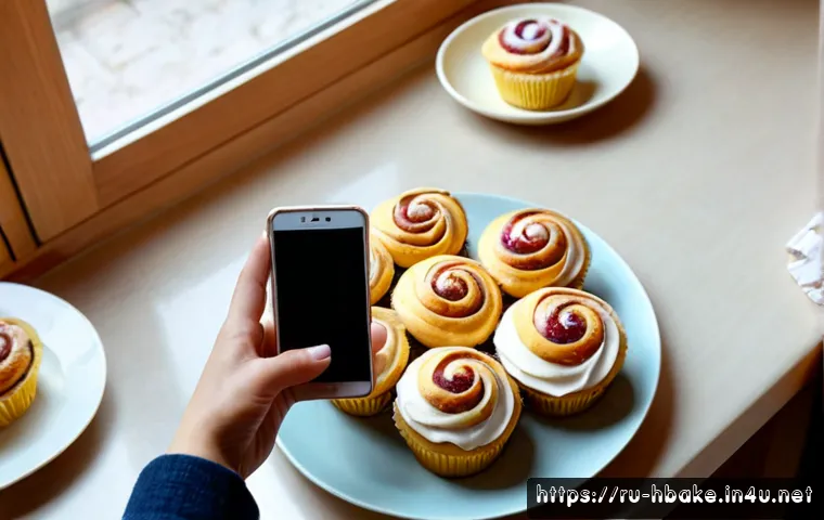 Home 17 홈베이킹 인스타그램 마케팅 - Photorealistic overhead scene of a cozy Moscow apartment kitchen table prepared for home baking soci...